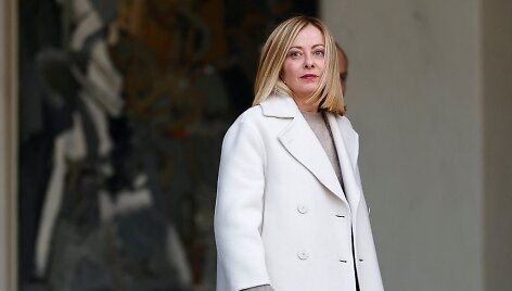 Italijos ministrė pirmininkė Giorgia Meloni / Gonzalo Fuentes / REUTERS