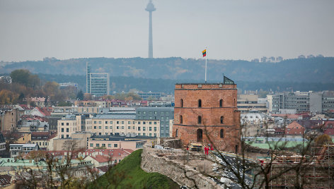 Vilniaus panorama nuo Trijų kryžių kalno