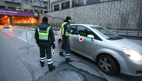 Policijos reidas Geležinio Vilko gatvėje