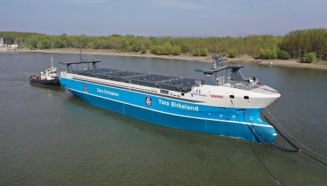Autonominis elektrinis krovininis laivas „Yara Birkeland“