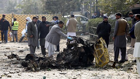 Pakistano Talibanas prisiėmė atsakomybę už mirtininko i&scaron;puolį &scaron;alies sostinėje