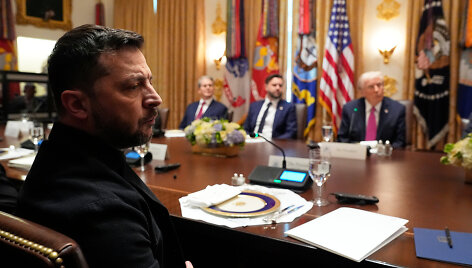 Volodymyro Zelenskio ir Donaldo Trumpo susitikimas Baltuosiuose rūmuose