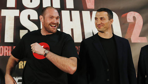 Tysonas Fury ir Vladimiras Klyčko