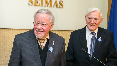Vytautas Landsbergis ir Valdas Adamkus