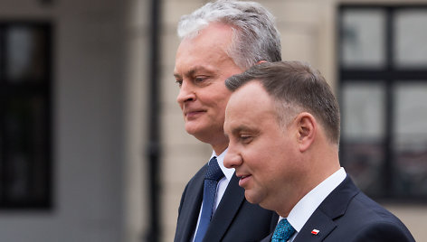 Gitanas Nausėda ir Andrzejus Duda