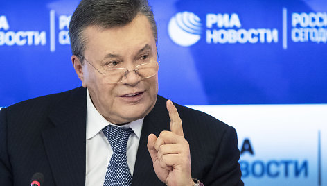 ES įvedė sankcijas buvusiam Ukrainos prezidentui V.Janukovyčiui