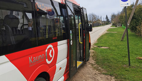 Naujojo mar&scaron;ruto autobusas