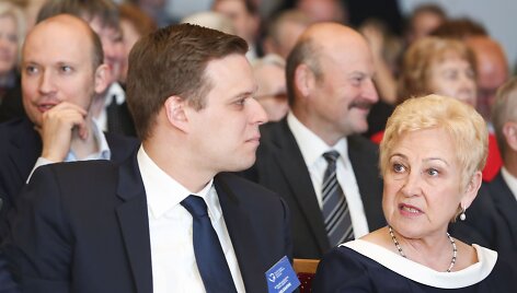 Gabrielius Landsbergis ir Irena Degutienė