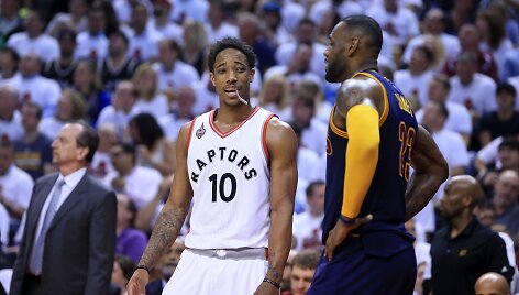 DeMaras DeRozanas ir LeBronas Jamesas