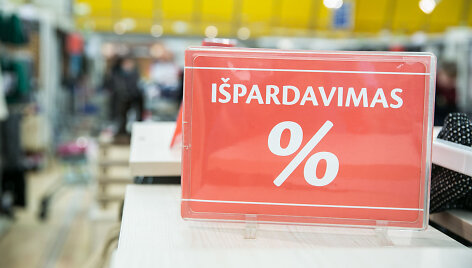 I&scaron;pardavimas prekybos centre