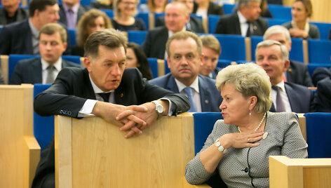 Algirdas Butkevičius ir Irena &Scaron;iaulienė