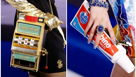 „Moschino“ 2019–2020 m. rudens ir žiemos kolekcijos modeliai