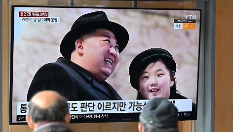 Kim Jong Unas su dukra Ju Ae