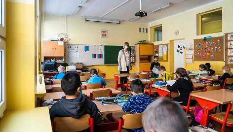 Pamoka Lenkijos pradinėje mokykloje