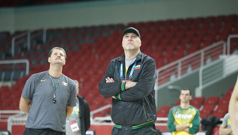 Gintaras Krapikas ir Arvydas Sabonis