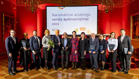 Valdovų rūmuose – verslo „Oskarai“: paskelbti „Nacionalinių atsakingo verslo apdovanojimų 2022“ laimėtojai