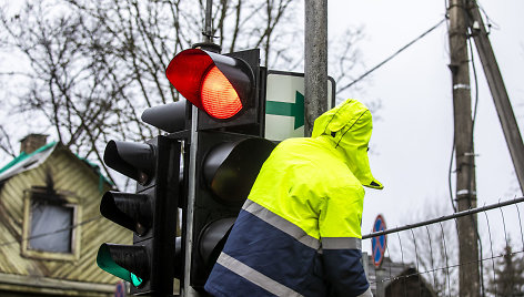 Vilniuje grąžinamos lentelės su žaliomis rodyklėmis