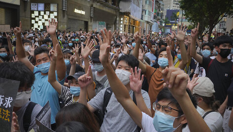 Protestuotojai Honkonge