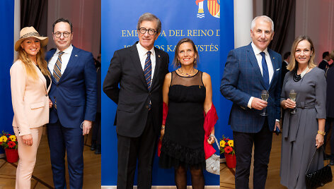 Asta Mikutavičiūtė-Pavilionienė, Žygimantas Pavilionis, Jos&eacute; Mar&iacute;a Robles Fraga, Vygaudas U&scaron;ackas, Loreta U&scaron;ackienė