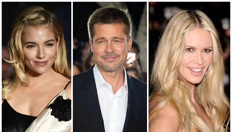 Sienna Miller, Bradas Pittas ir Elle Macpherson