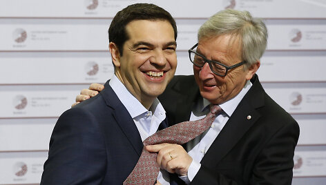 Aleksis Cipras ir Jeanas-Claude&lsquo;as Junckeris