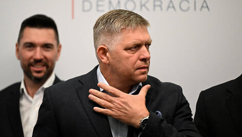 Slovakijos premjeras Robertas Fico