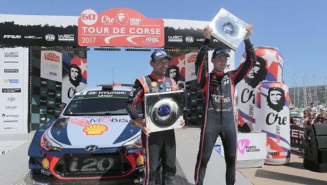 WRC Korsikoje triumfavo Thierry Neuville‘as 