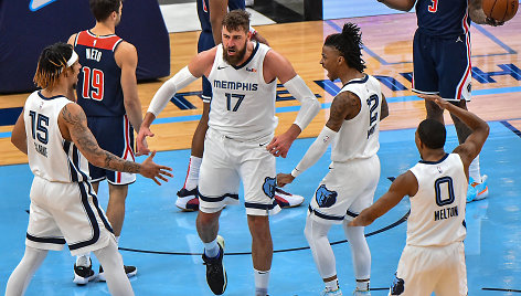 Jonas Valančiūnas padėjo „Memphis“ Grizzlies“ pasiekti pergalę.