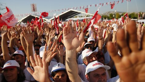 Turkijos opozicija Stambule surengė didžiulį mitingą prie&scaron; prezidentą Erdoganą