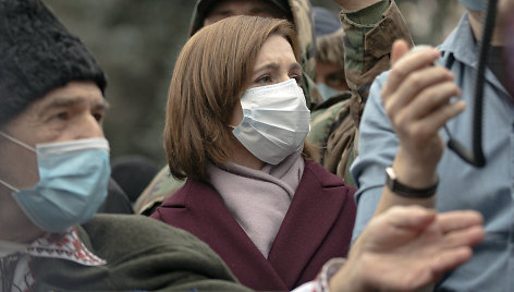 Maia Sandu proteste