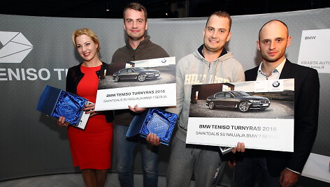 BMW VIP teniso turnyro 2016 apdovanojimai