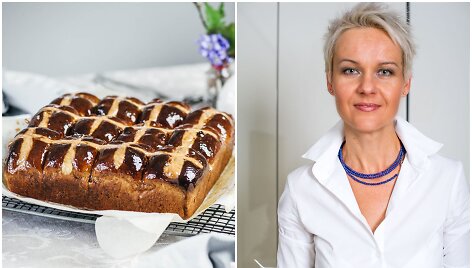 Nida Degutienė ir jos keptos bandelės
