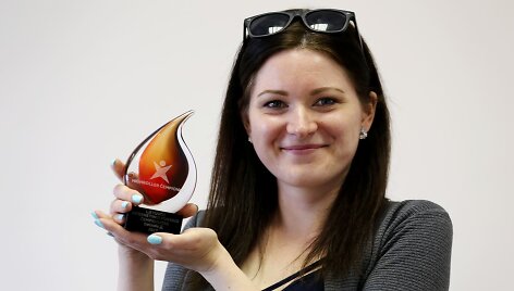 "Pokeriomokykla" projektų vadovė Jovita / organizatorių nuotr.