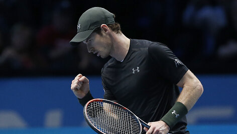 Andy Murray nugalėjo Novaką Džokovičių ir triumfavo &bdquo;ATP World Tour Finals&ldquo; turnyre