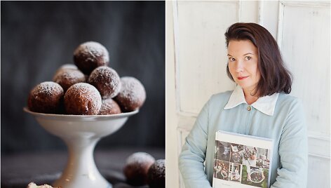 Renata Ničajienė ir jos virtos var&scaron;kės spurgos