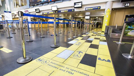 Vilniaus oro uoste &ndash; specialios sąlygos tėvams su mažais vaikais