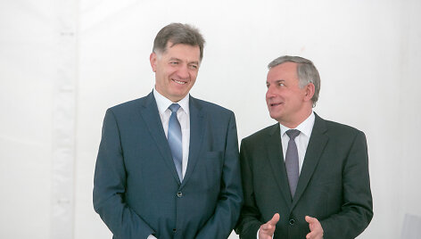 Algirdas Butkevičius ir Rimantas Sinkevičius