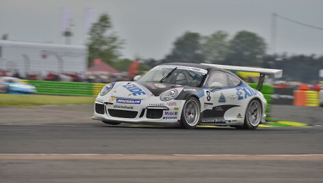 &bdquo;Porsche Carrera Cup GB&ldquo; lenktynės &bdquo;Croft&ldquo; trasoje