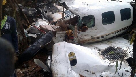 Sudužęs Kolumbijos kariuomenės lėktuvas &bdquo;Cessna&ldquo;
