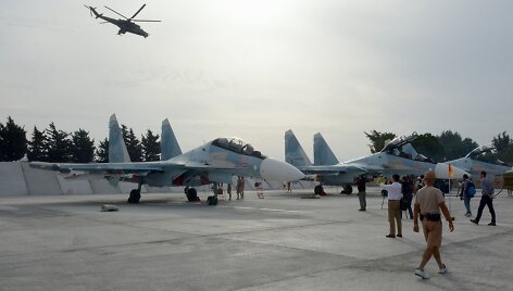 Aviacijos bazė, kurioje &scaron;iuo metu yra rusų žurnalistai