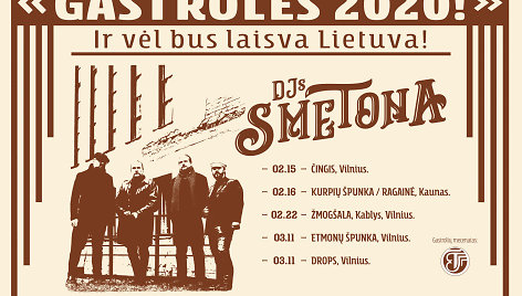 DJs Smetona rengia gastroles, kurių metu į šokių aikšteles vilios kruopščiai atrinkta lietuviška muzika