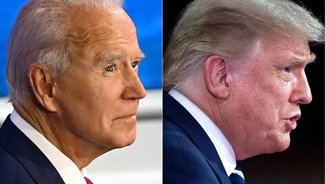 Joe Bidenas ir Donaldas Trumpas