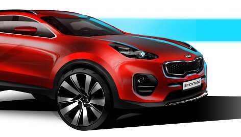 Būsimojo &bdquo;KIA Sportage&ldquo; maketas