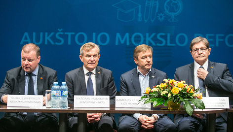 Saulius Skvernelis, Viktoras Pranckietis, Ramūnas Karbauskis, Eugenijus Jovaiša