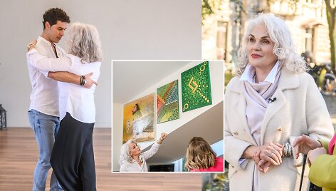 Janina Keparutė su Deividu Me&scaron;kausku