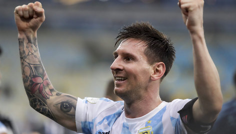 Lionelis Messi su Argentinos rinktine triumfavo „Copa America“ turnyre.