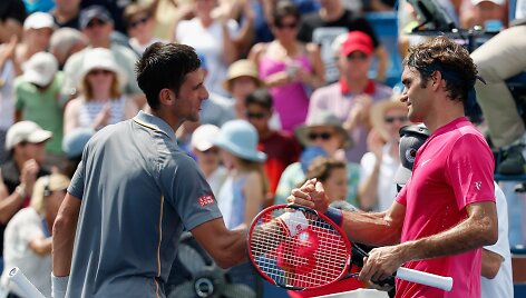 Novakas Džokovičius ir Rogeris Federeris