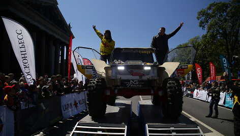 &bdquo;Ladoga Rally 2017&ldquo; starto podiumas