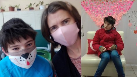 Autizmu sergantis ukrainietis dėl karo pamiršo viską, ką mokėjo: mama bijo dėl jo gyvybės