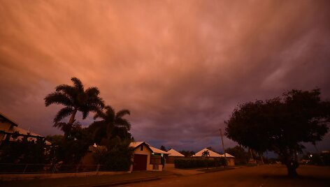 Australijos &scaron;iaurės rytinę pakrantę talžo galingas ciklonas Debė